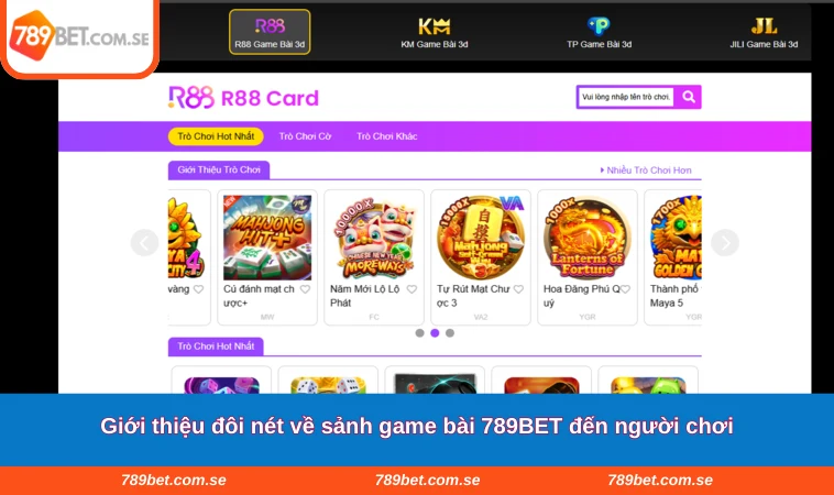 Giới thiệu đôi nét về sảnh game bài 789BET đến người chơi