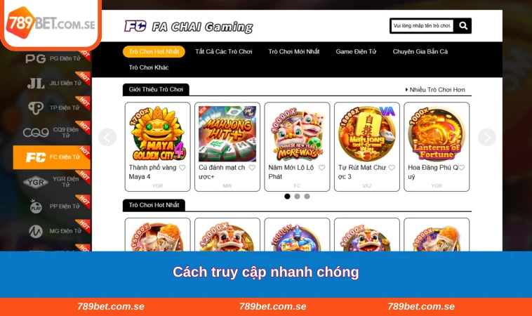 Cách truy cập nhanh chóng
