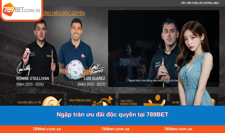 Ngập tràn ưu đãi độc quyền tại 789BET